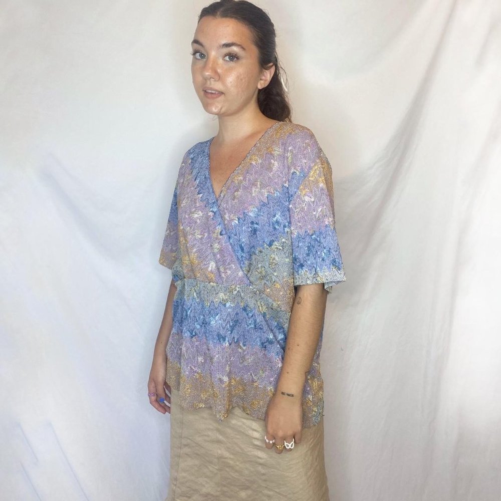 OBE watercolor top